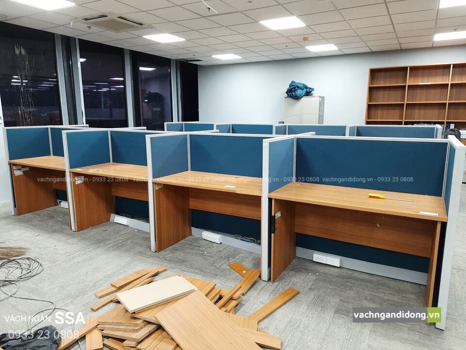 vách ngăn văn phòng